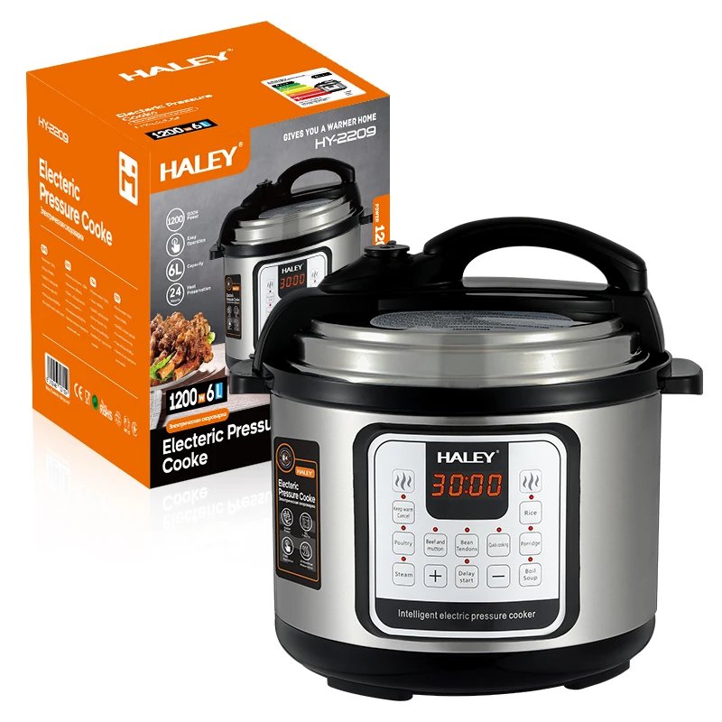 HALEY HY-2209 Electric Pressure Cooker 6L 1200W 1