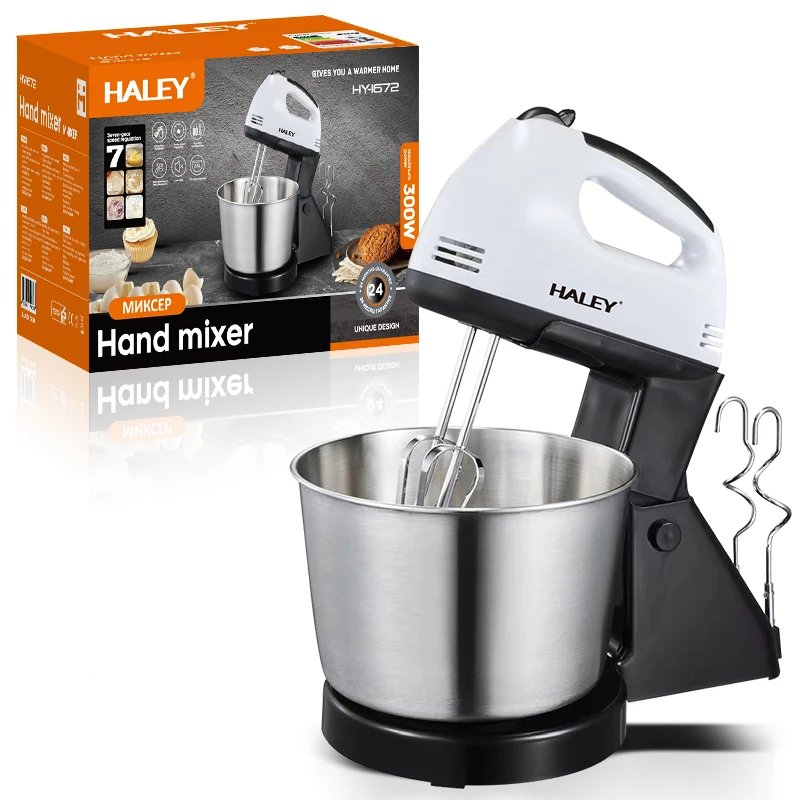 HALEY HY-1672 Stand Egg Beater 300W 2.5L 1
