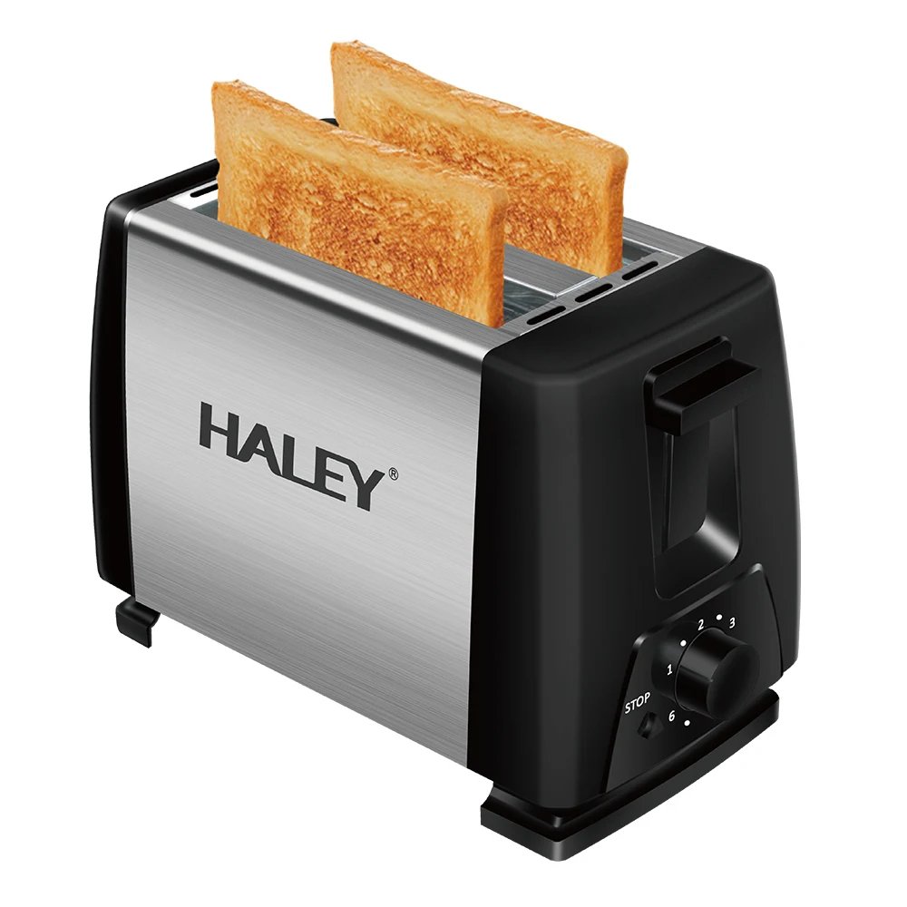 HALEY HY-9603 2-Slice Stainless Steel Toaster 1