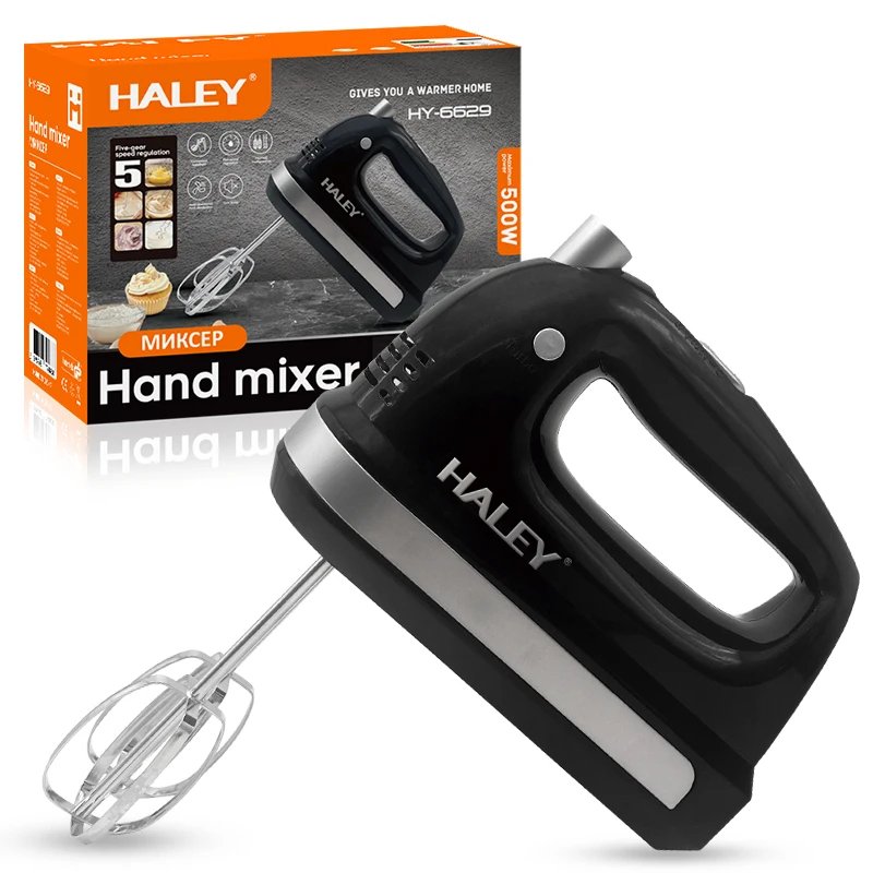 HALEY HY-6629 5-Speed Electric Hand Mixer 500W 1
