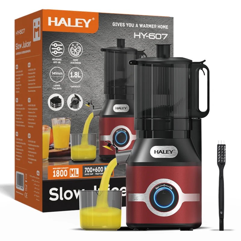 HALEY HY-607 Cold Press Slow Juicer 1.8L 1
