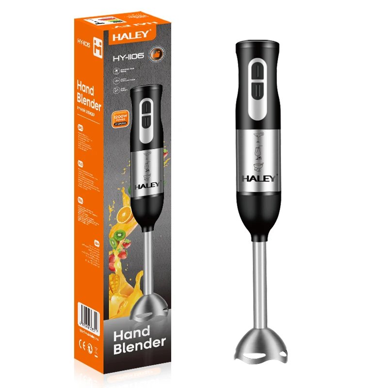 HALEY HY-1106 Handheld Immersion Blender 2-Speed 1