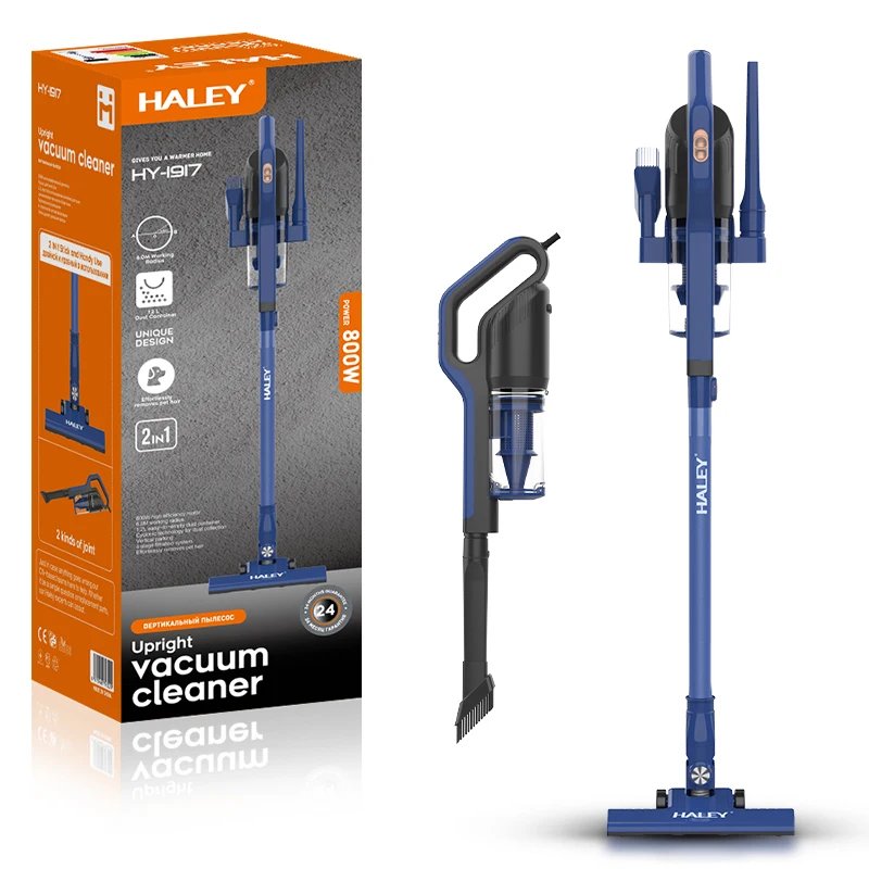 HALEY HY-1917 600W Cordless Stick Upright Vacuum Brushless Motor 0.8L 1