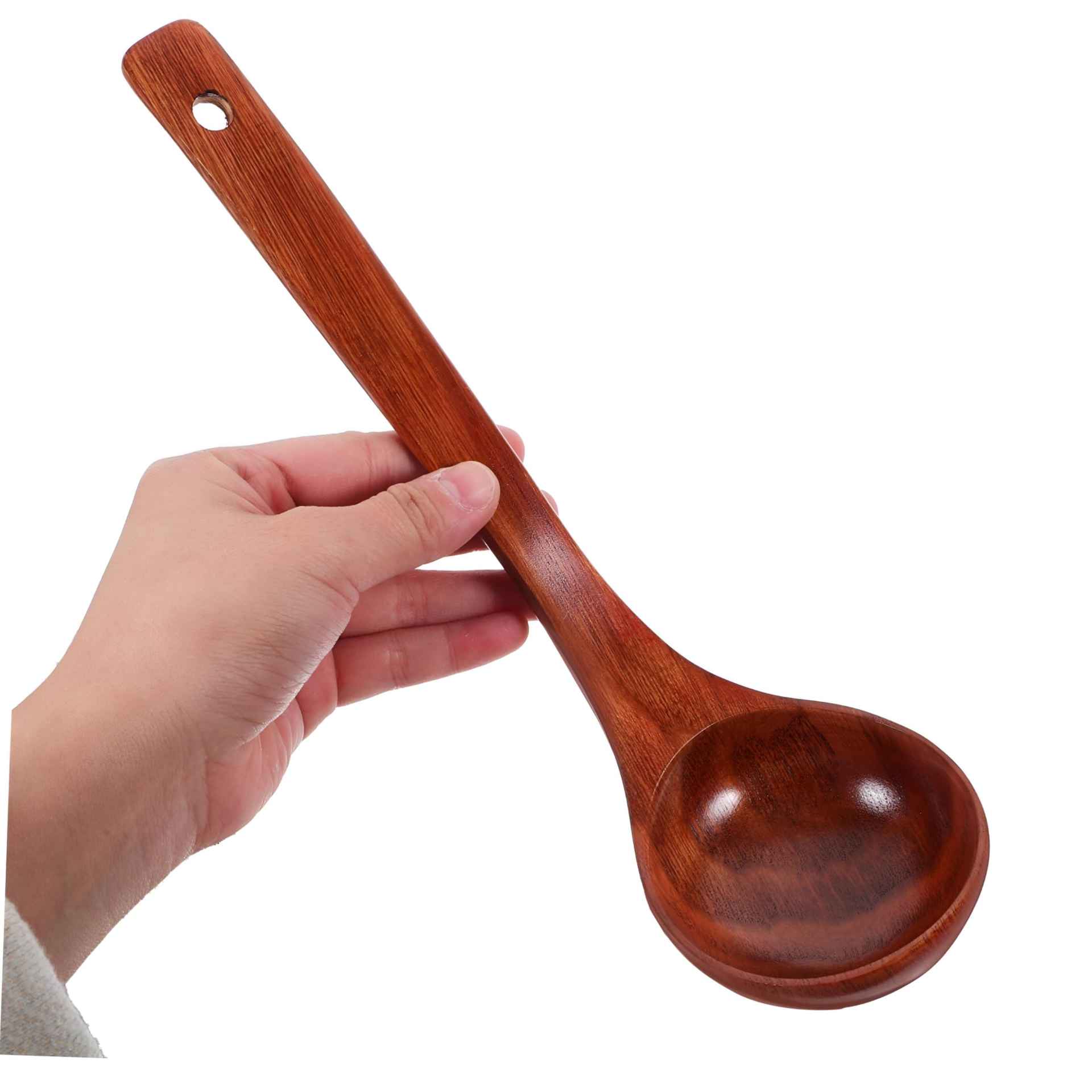 Premium Handcrafted Natural Wooden Soup Ladle 1