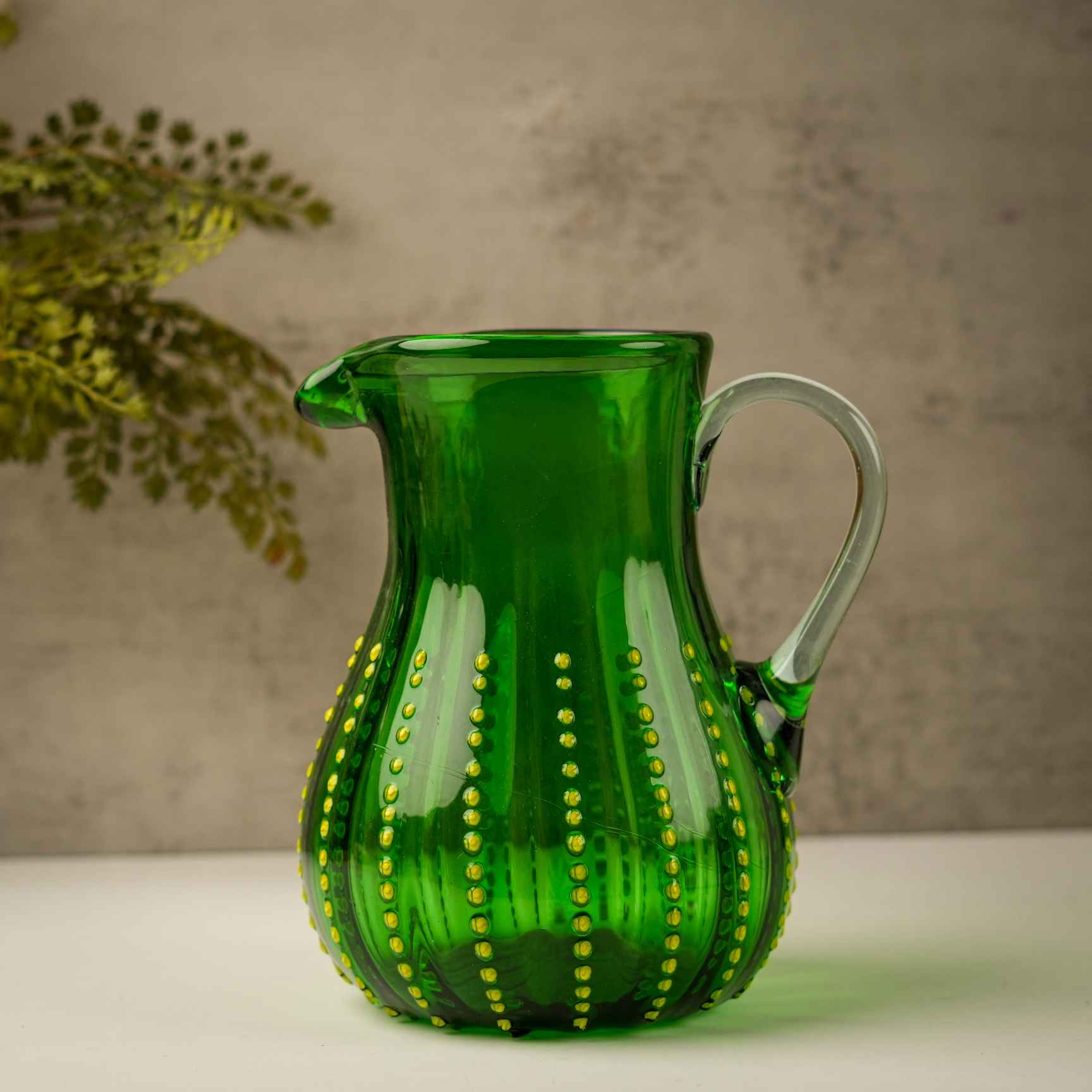 Luxury Vintage Glass Serving Pitcher 1