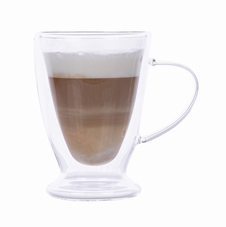 Ribbed Glass Mug 1