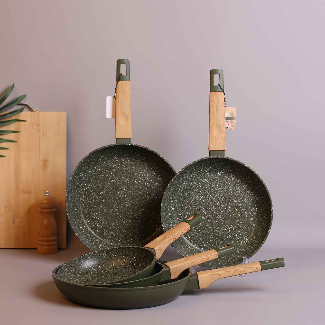 BAROLY Pan Set 20-22-24-26-28 cm 1