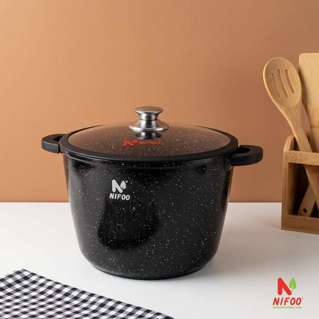 Premium NIFOO Deep Dolma & Stock Pot 1